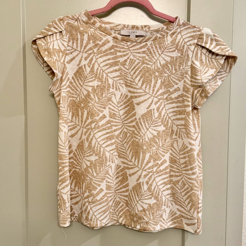 Palm Petal Sleeve Tee